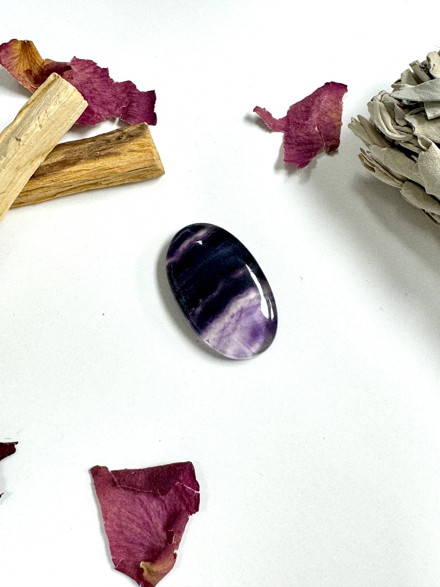 Rainbow Fluorite Cabochon