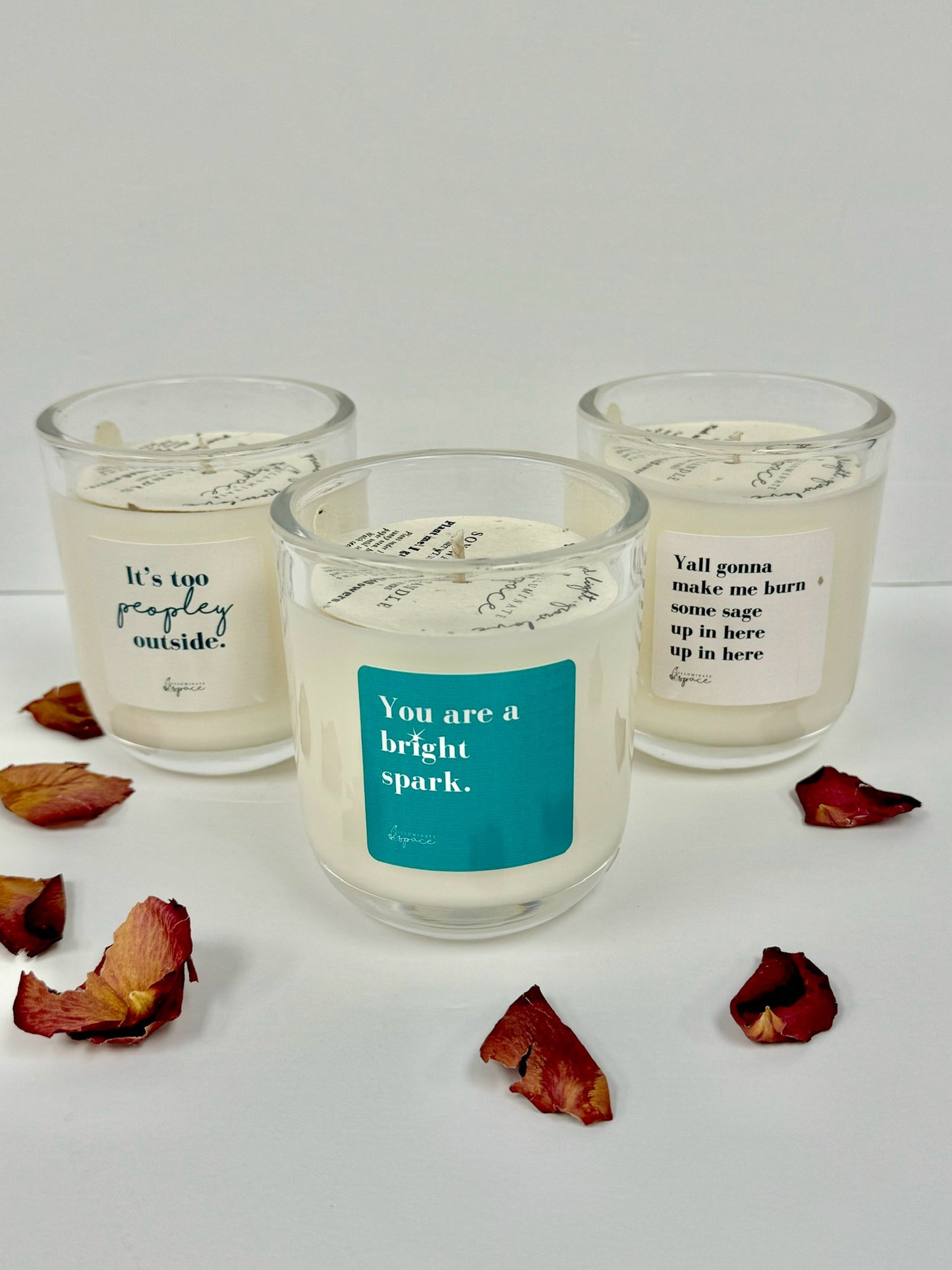 Flannel Candle, Large