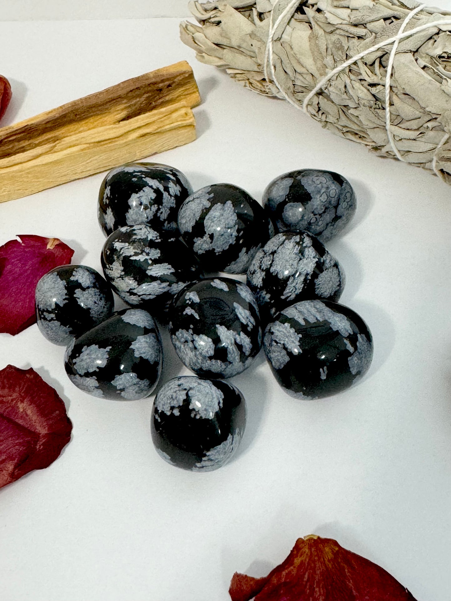 Snowflake Obsidian Tumble