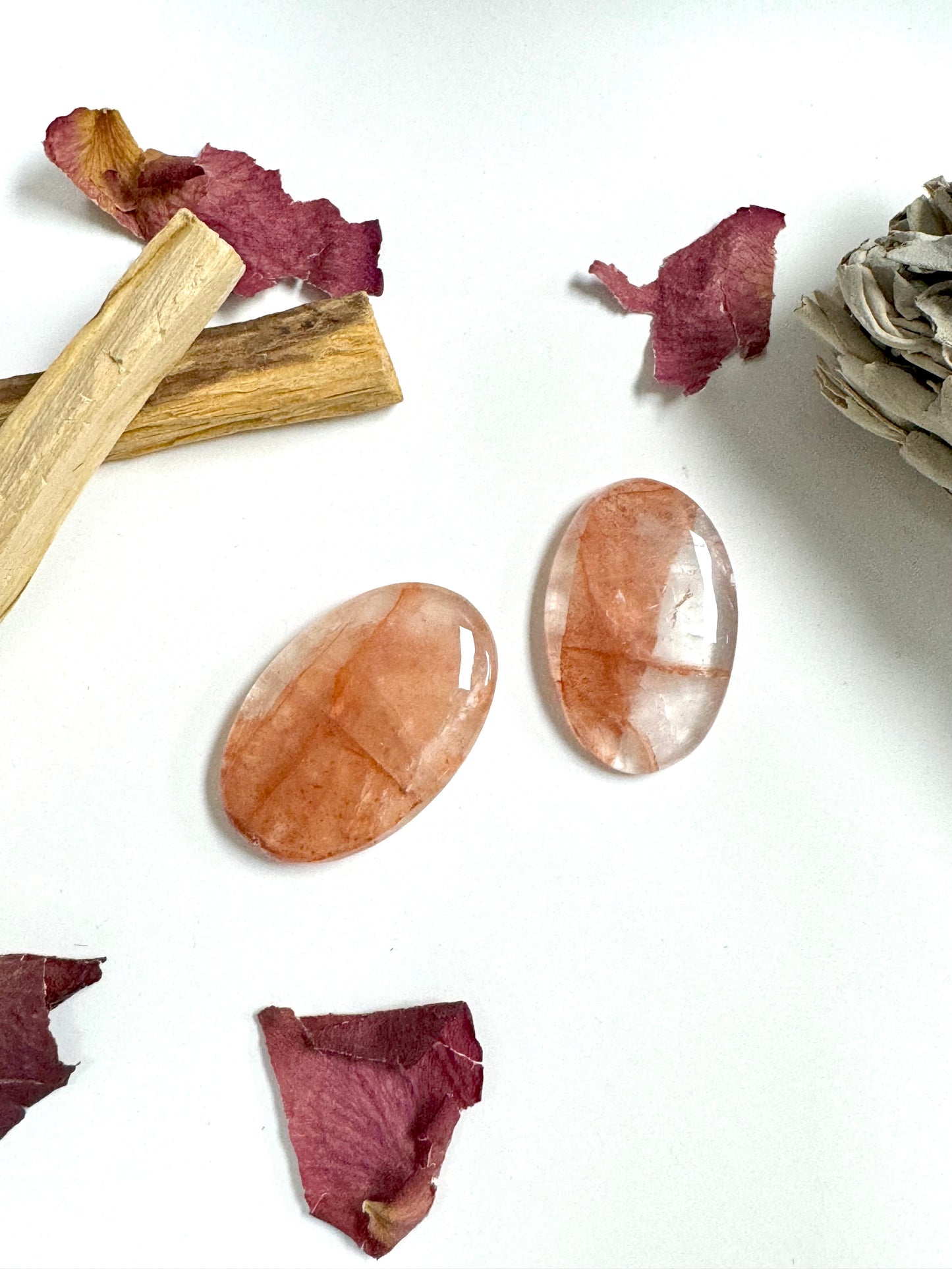 Fire Quartz Cabochon