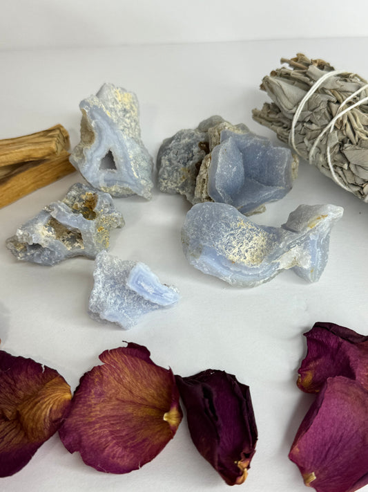 Blue Lace Agate, Rough