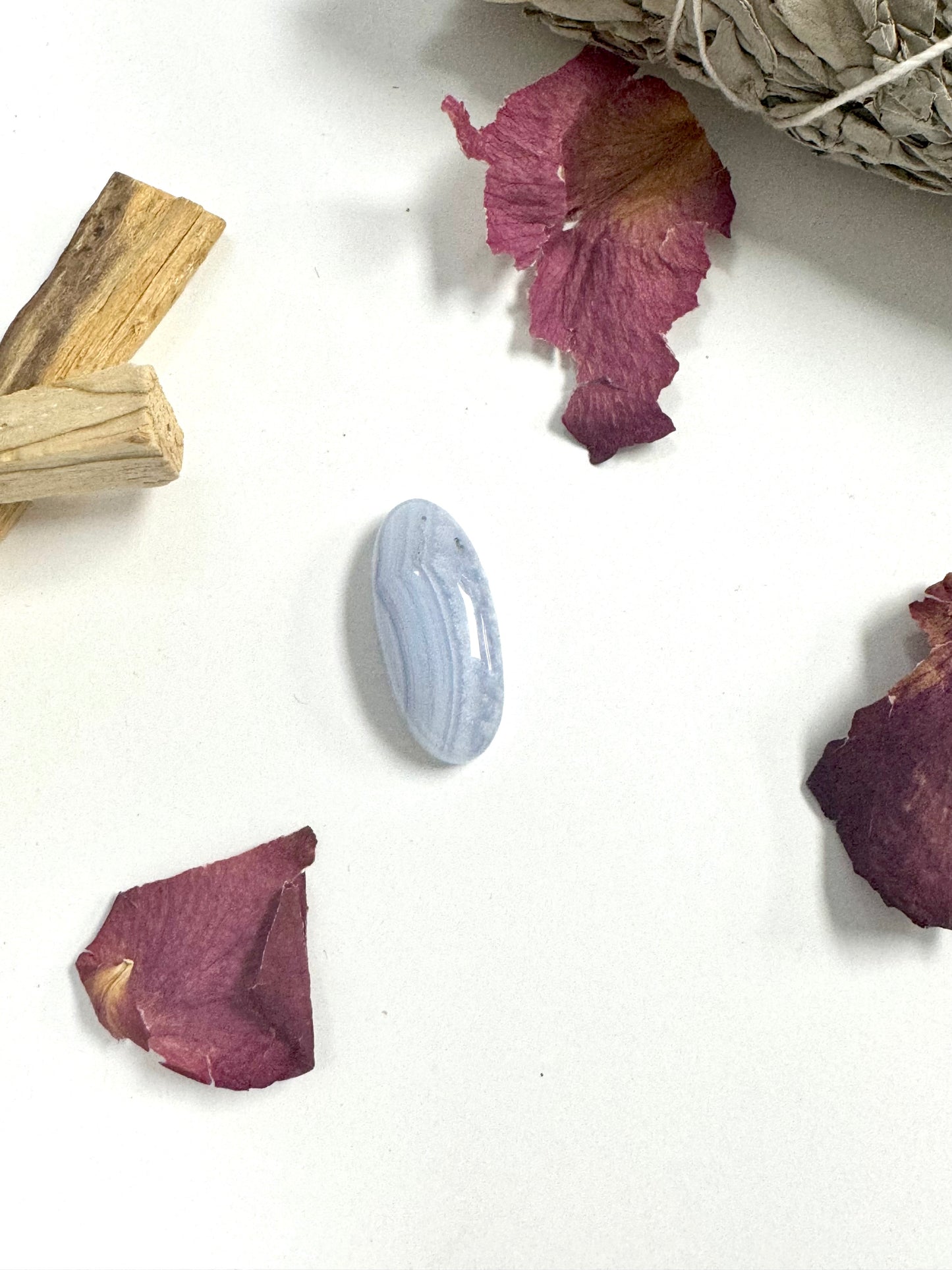 Blue Lace Agate Cabochon