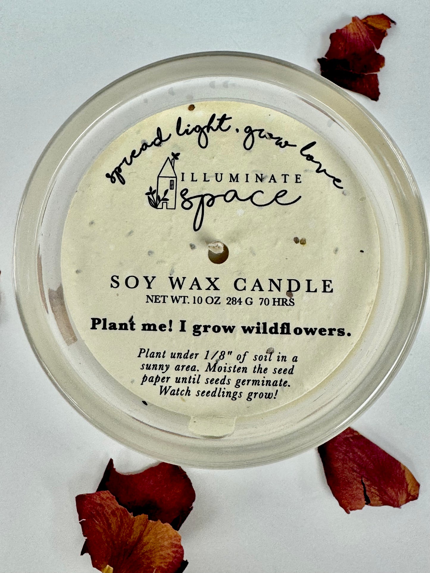 Flannel Candle, Large