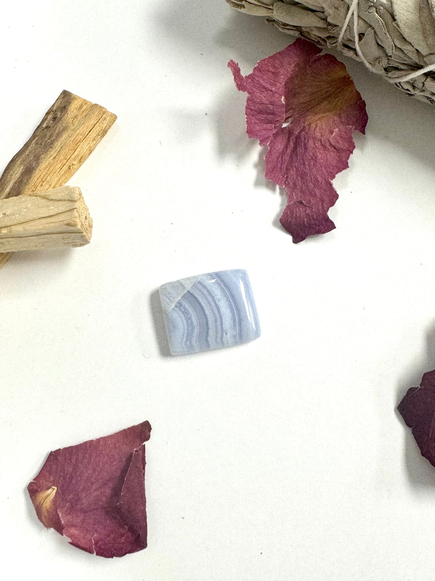 Blue Lace Agate Cabochon