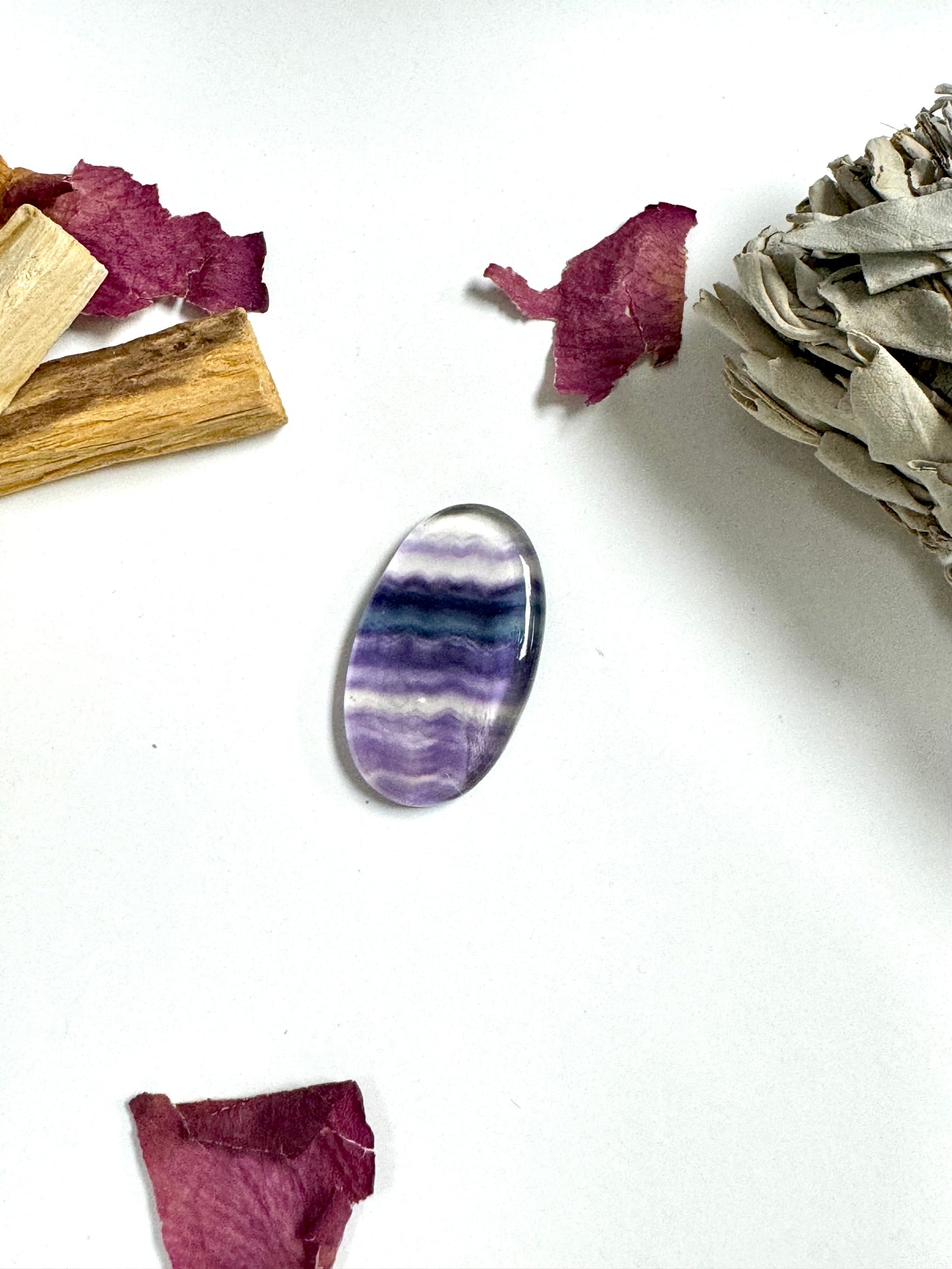 Rainbow Fluorite Cabochon