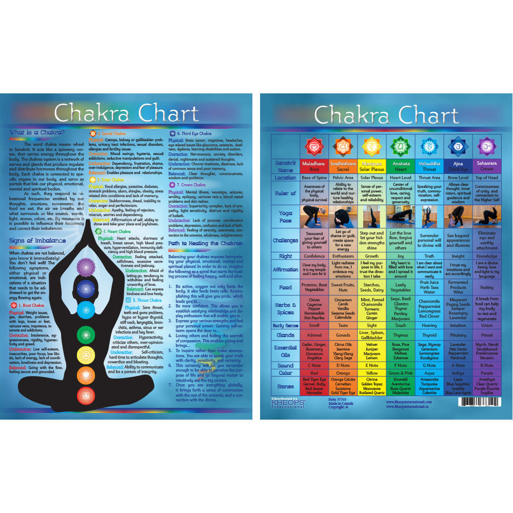 Chakra Information Chart