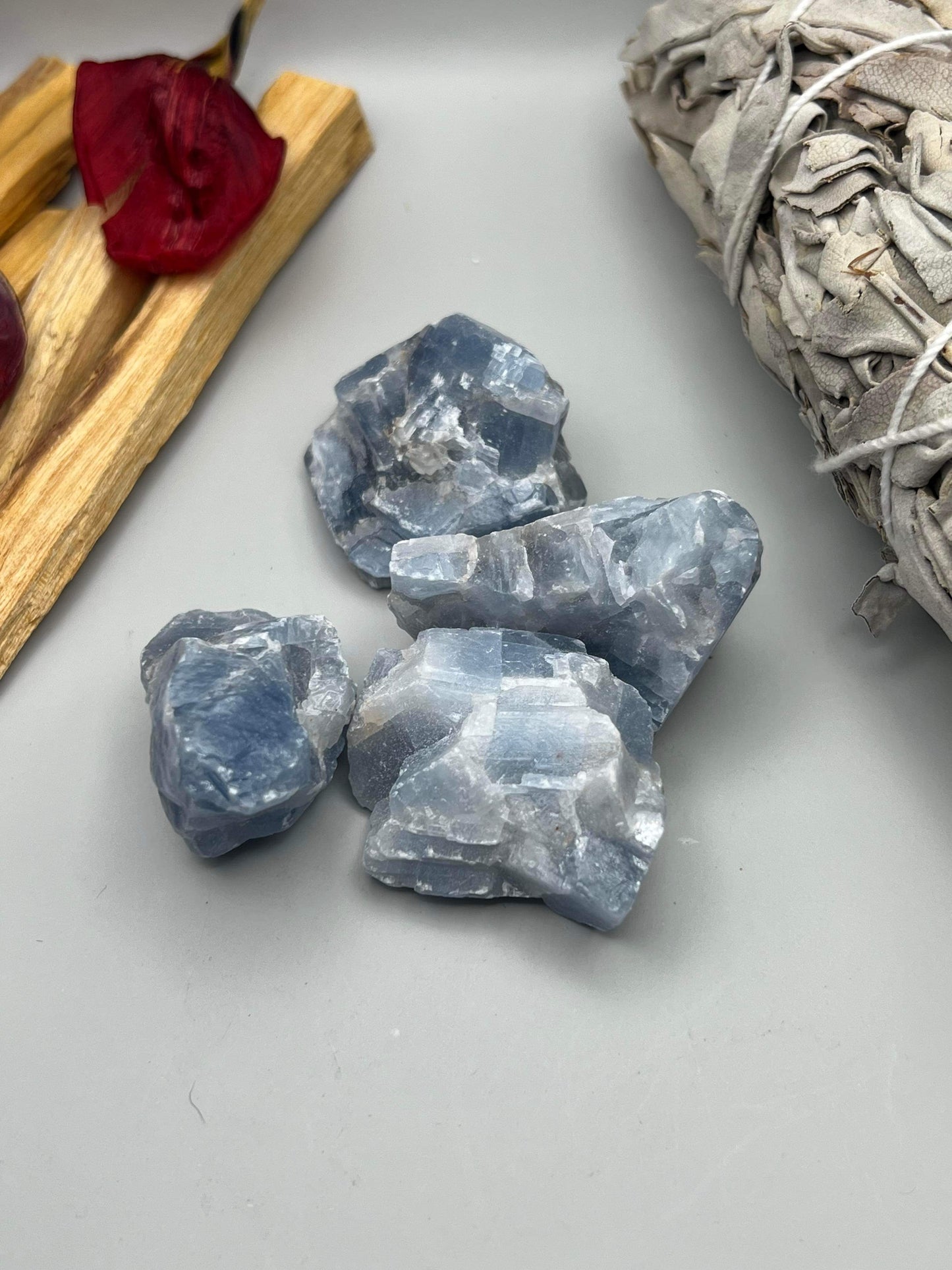 Blue Calcite, Rough