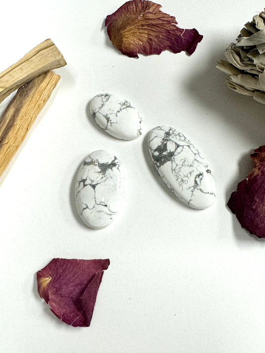 White Howlite Cabochon