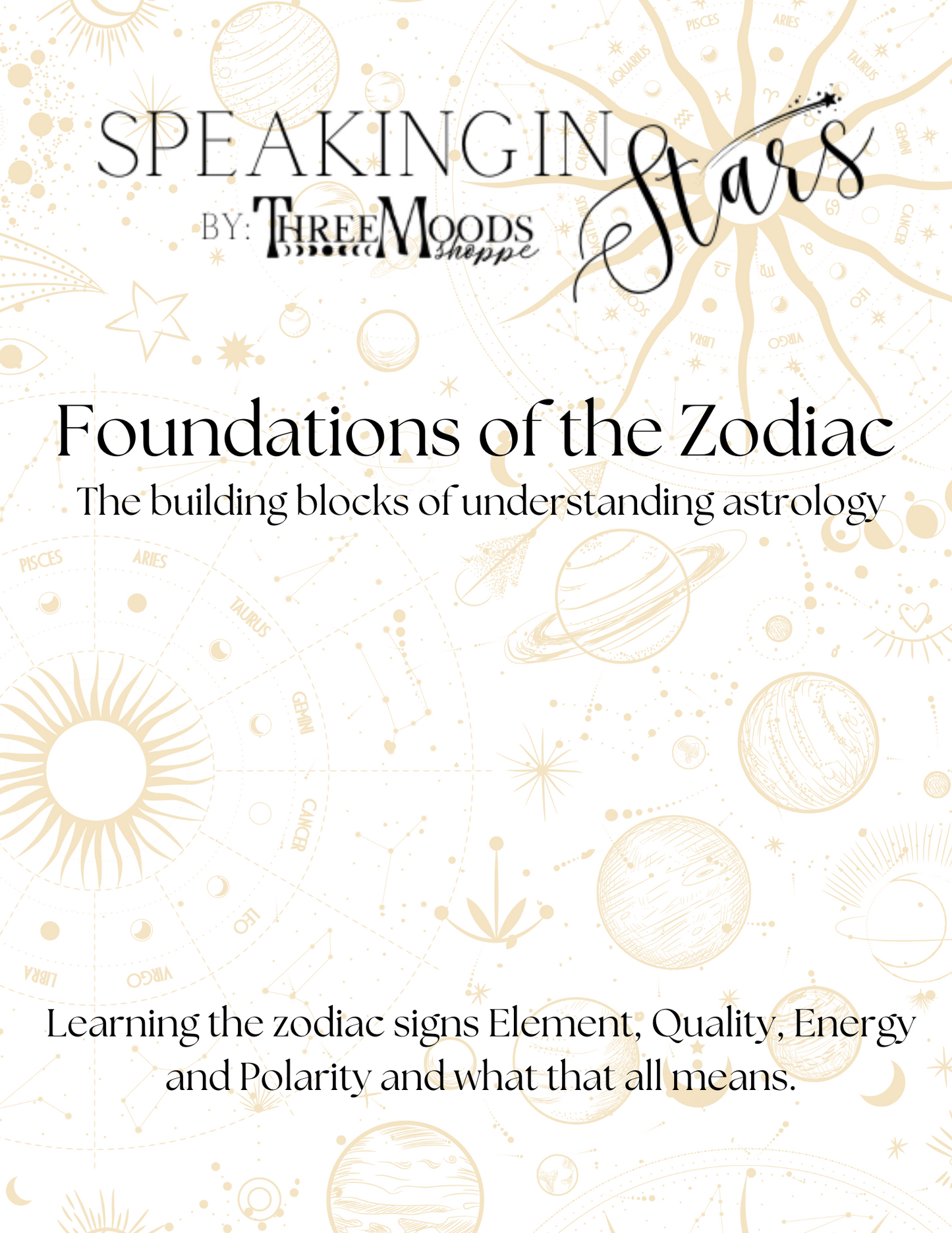 Speaking in Stars - Foundation of the Zodiac