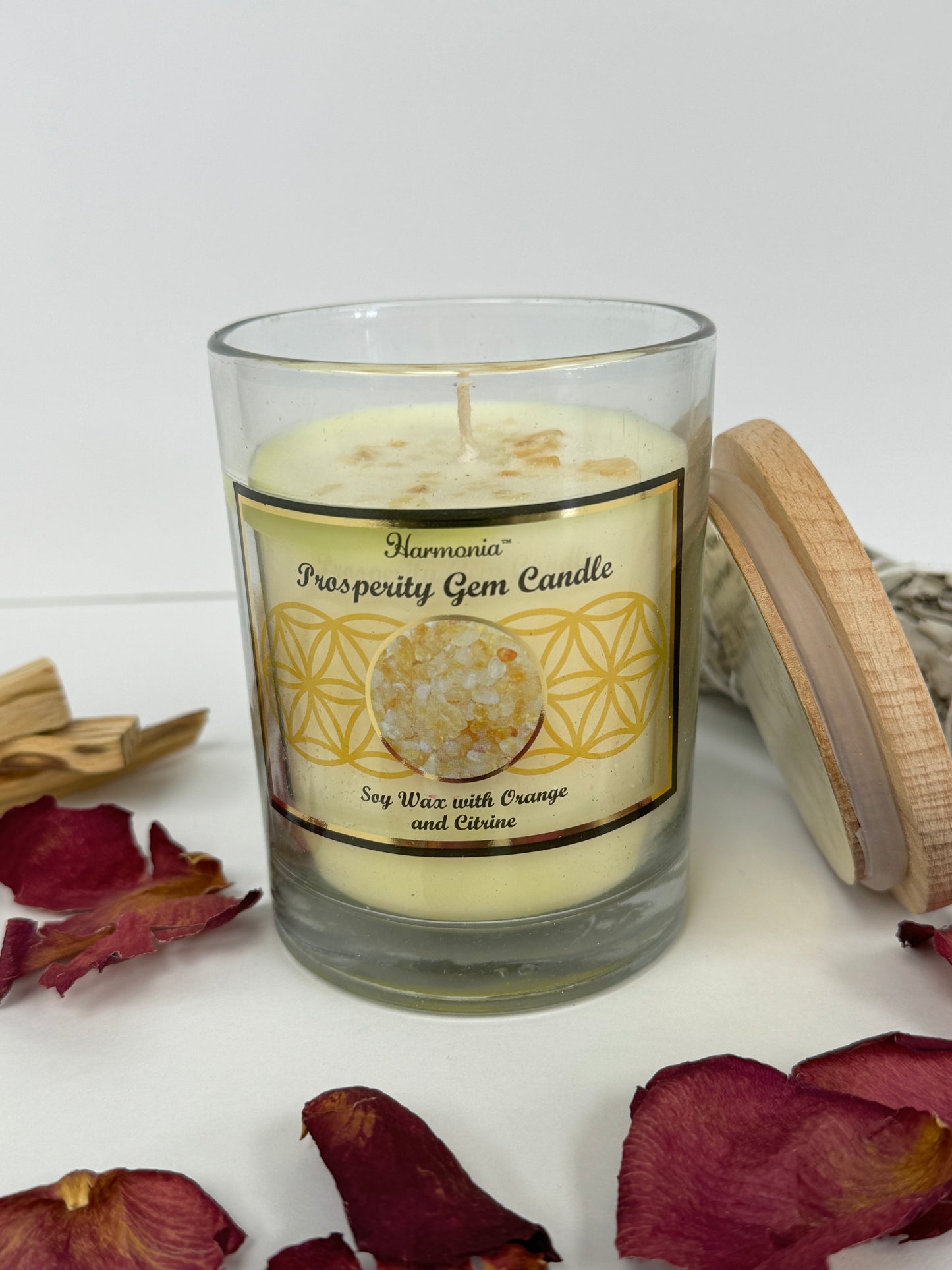 Citrine Soy Candle - (Prosperity)