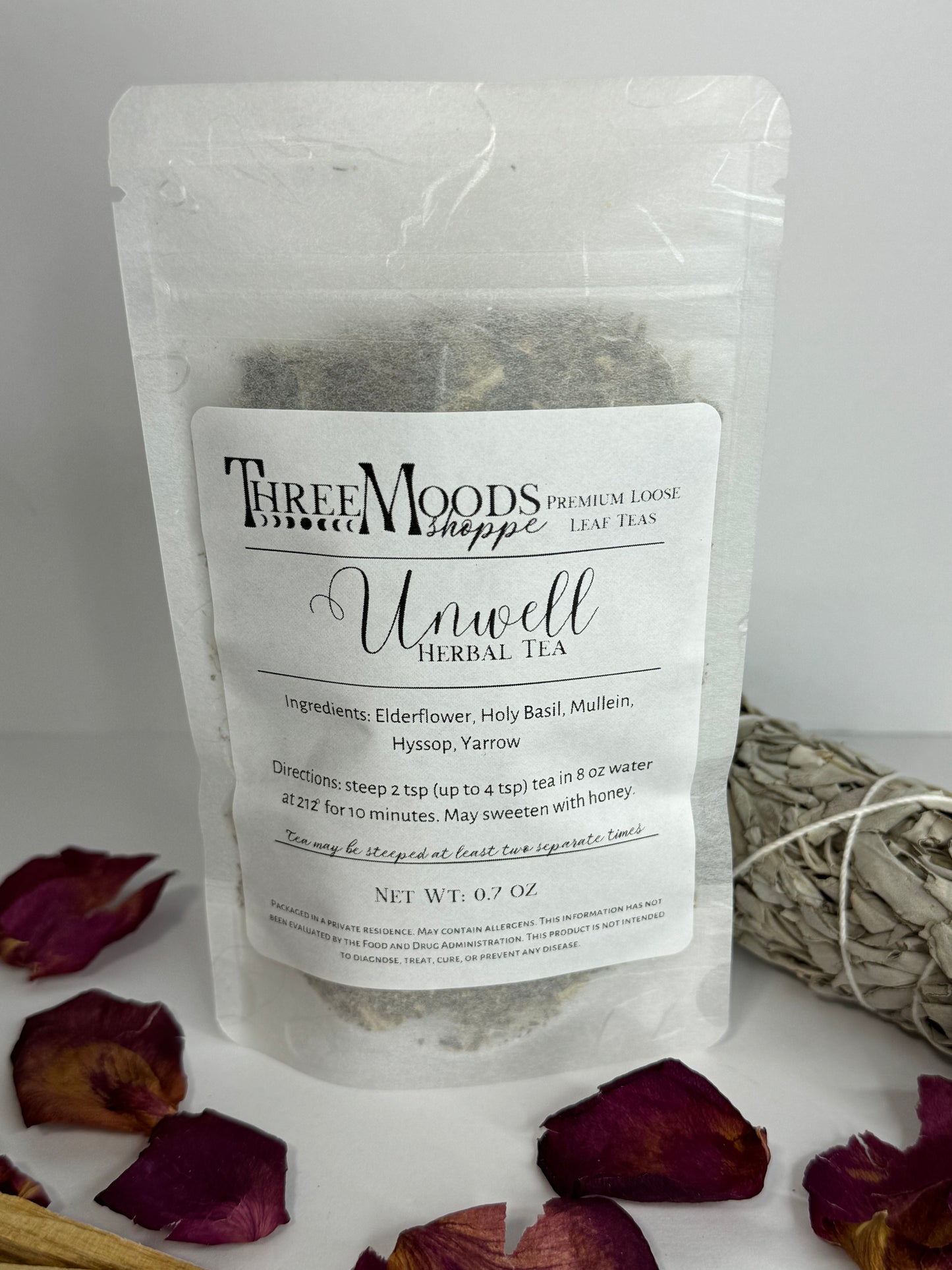 Unwell Herbal Tea (Cold/Flu Support Blend)