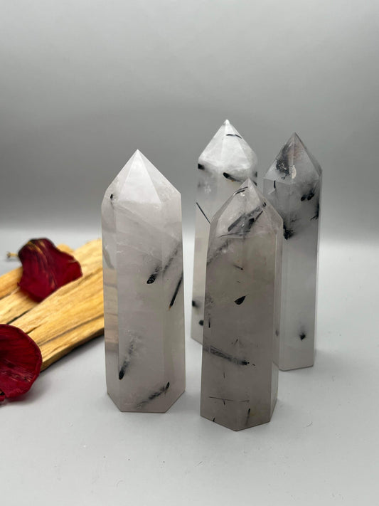 Tourmalinated Quartz Tower