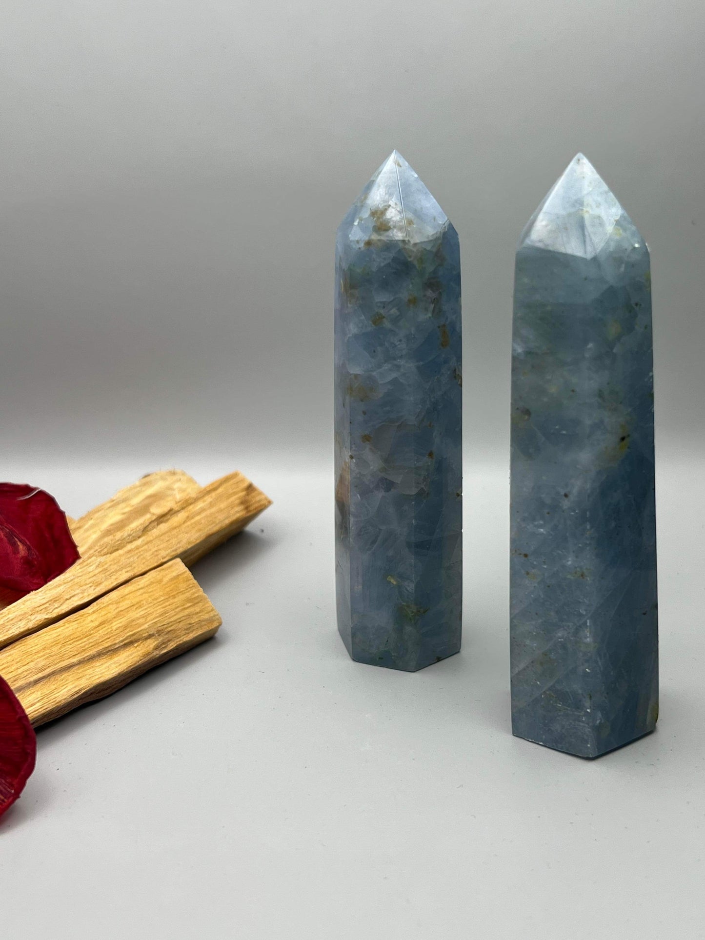 Blue Calcite Tower